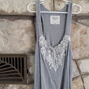 Abercrombie embellished tank